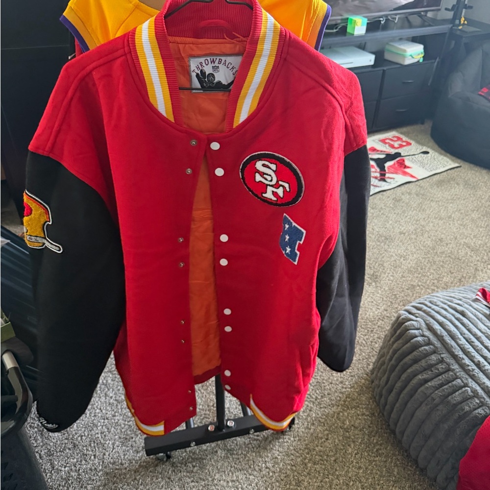 Mitchell & Ness San Francisco 49ers Team Legacy Varsity Heavyweight Jacket